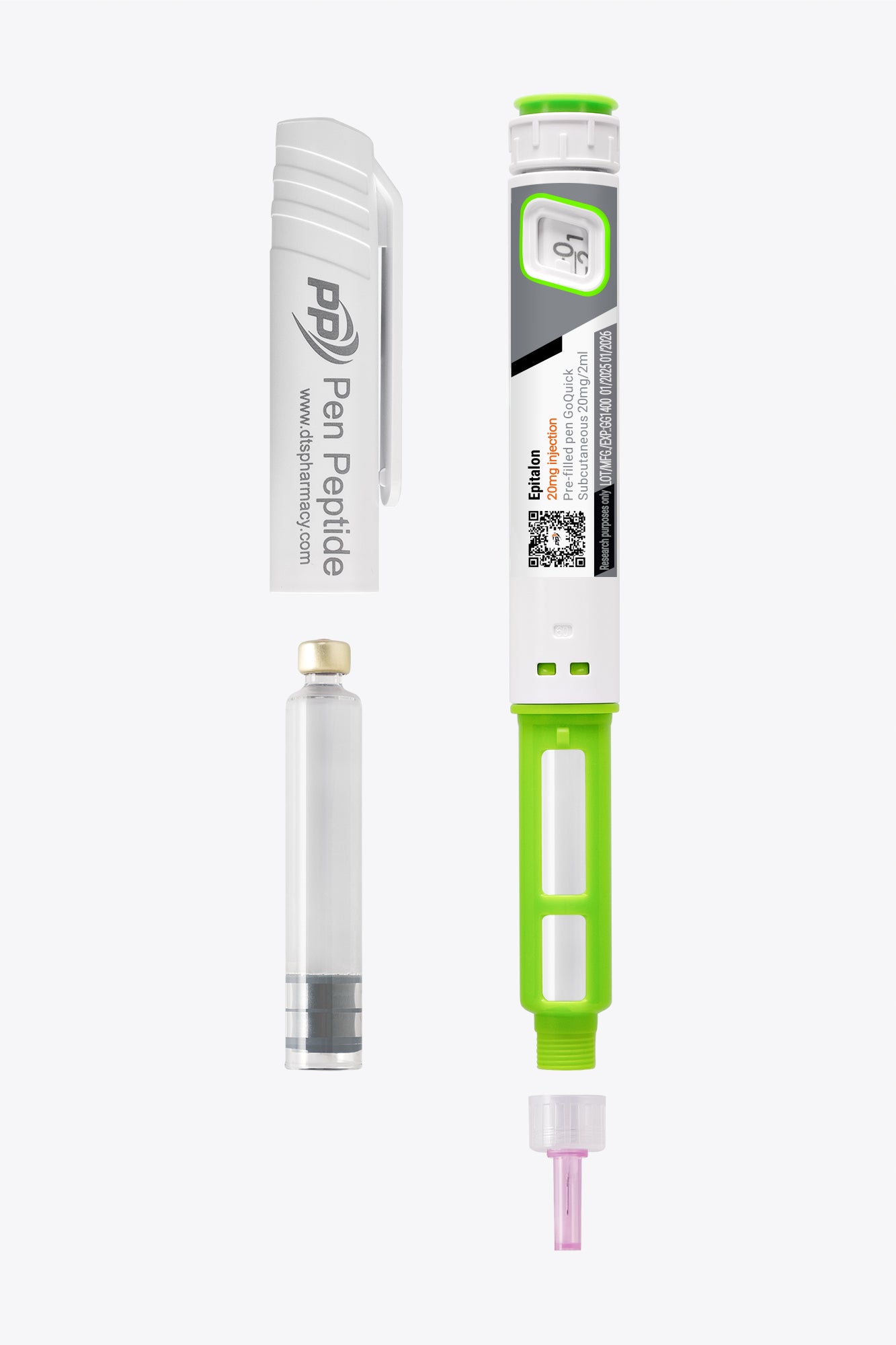 Epitalon injekciós toll formájában szubkután alkalmazásra