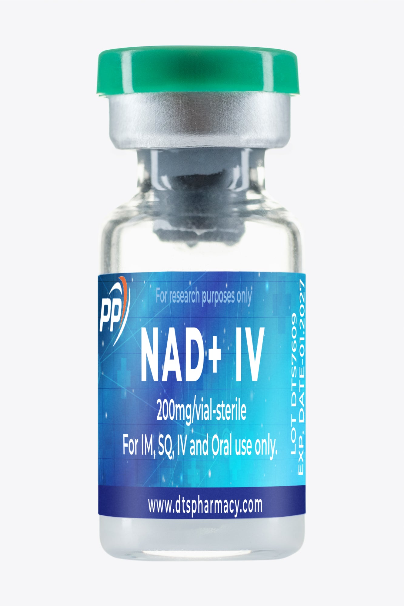 NAD+ IV 200mg fiola szubkután, intravénás és intramuszkuláris alkalmazásra