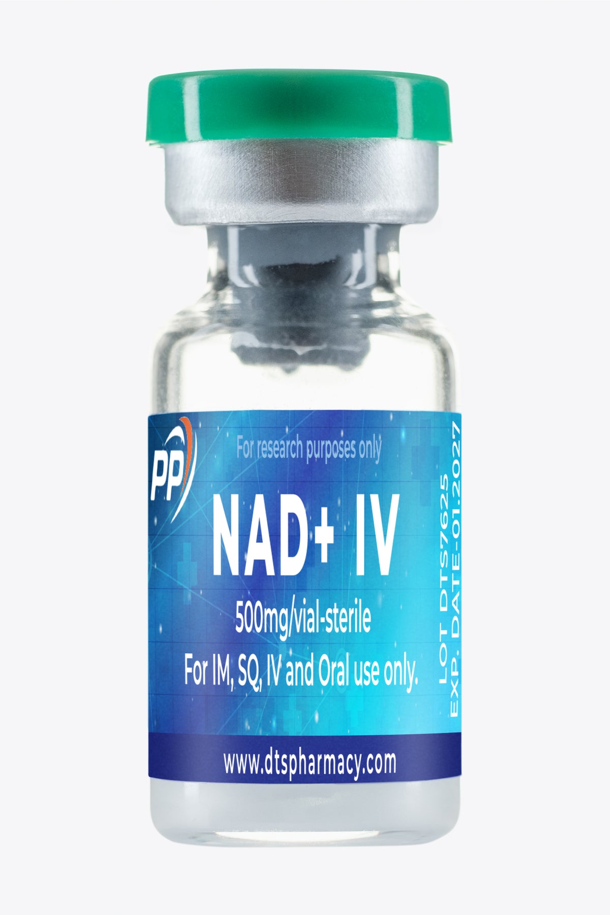 NAD+ IV 500mg fiola szubkután, intravénás és intramuszkuláris alkalmazásra