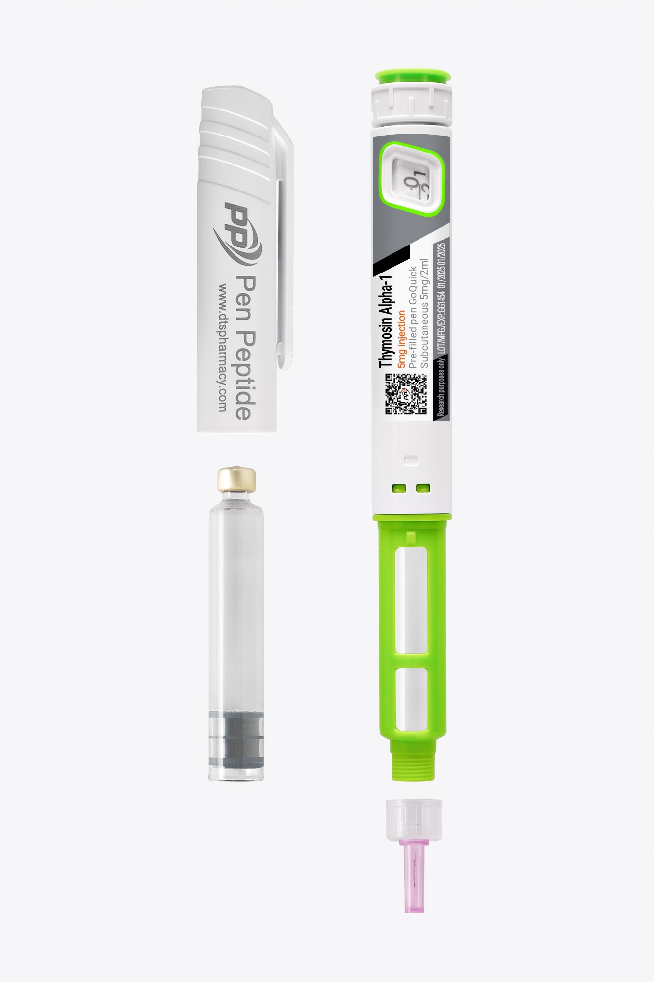 Thymosin Alpha 1 injekciós toll formájában szubkután alkalmazásra